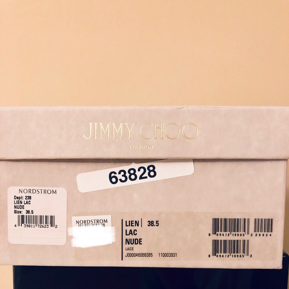 Jimmy Choo Lien Lace d’Orsay Pump, Nude - Picture 8 of 8